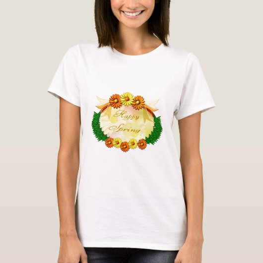 ハッピー春Tシャツ Tシャツ (正面)