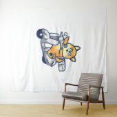 ハッピー柴犬 タペストリー (インサイチュ(横))