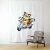 ハッピー柴犬 タペストリー (インサイチュ)