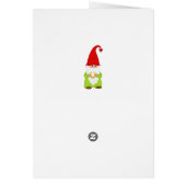 ハッピー格言とホースシューオンゴールデン誕生日カード (裏面)