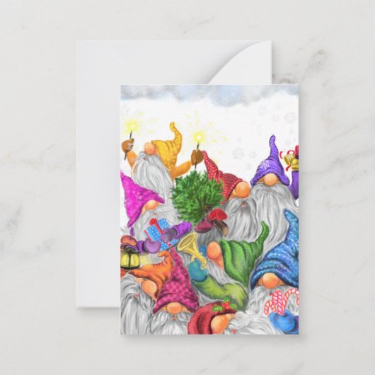 ハッピー格言クリスマスカード ノートカード (裏面)