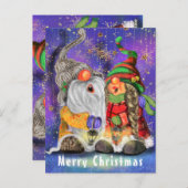 ハッピー格言クリスマスカード ポストカード (正面/裏面)