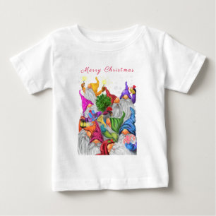 ハッピー格言クリスマスベビーTシャツ ベビーTシャツ