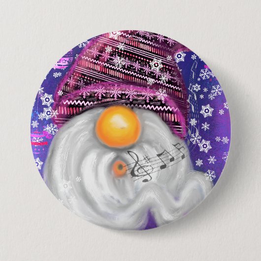 ハッピー格言クリスマスボタン 缶バッジ (正面)