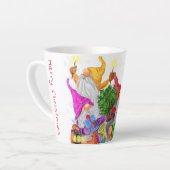 ハッピー格言クリスマスラテマグ カフェラテマグ (左アングル)