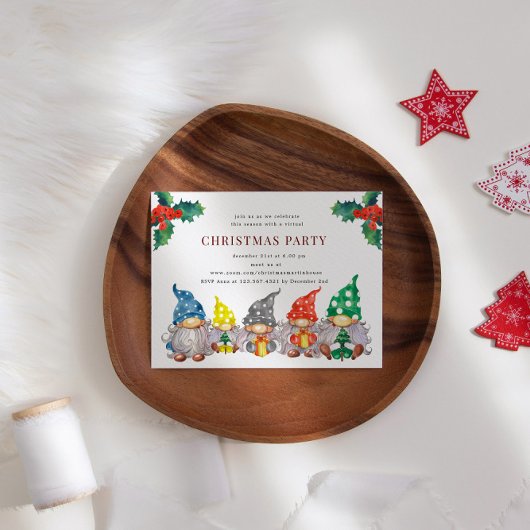 ハッピー格言バーチャルクリスマスパーティー 招待状