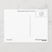 ハッピー格言ポストカード(セピア) ポストカード (裏面)