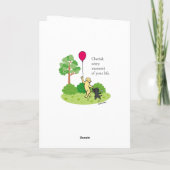 ハッピー歩くラブラドールチェリッシュ カード (裏面)