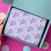 ハッピー母ピンクハートデイモダンタイポグラフィ 薄葉紙