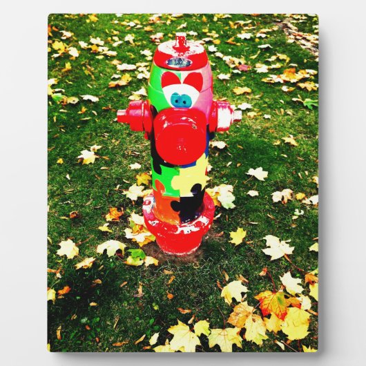 ハッピー消火栓 フォトプラーク (正面)