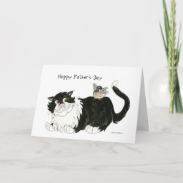 ハッピー父のクール日猫 カード