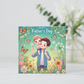 ハッピー父のデイカード 招待状 (スタンド正面)