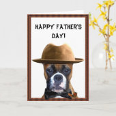ハッピー父のデイボクサー カード (黄色い花)