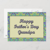 ハッピー父の日おじいちゃん ポストカード (正面/裏面)