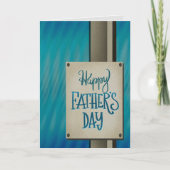 ハッピー父の日のおもしろいモダンインスピレーションカード カード (正面)