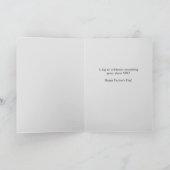 ハッピー父の日のおもしろいモダンインスピレーションカード カード (内部)