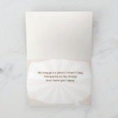 ハッピー父の日の太陽光線 カード (内部)