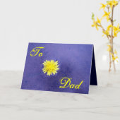 ハッピー父の日イエローフラワーI カード (黄色い花)