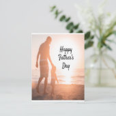 ハッピー父の日サンキューソンからのパパ誇りを持った サンキューカード (スタンド正面)