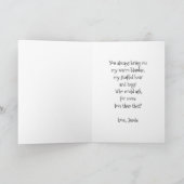 ハッピー父の日ダディウォーターカラーレインボーハート カード (内部)