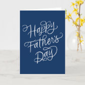 ハッピー父の日ハンドレットカスタムカラー カード (黄色い花)