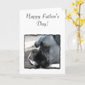 ハッピー父の日パパ義和団挨拶カード カード (黄色い花)