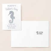 ハッピー父の日フォイルシーホースカード 箔カード (ディスプレー)