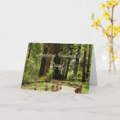 ハッピー父の日ミューアのウッズパスカード カード (黄色い花)