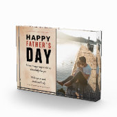 ハッピー父の日メッセージウォーターカラーファミリー フォトブロック (右)