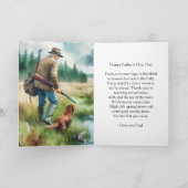 ハッピー父の日狩りグリーティングカード カード (内部)