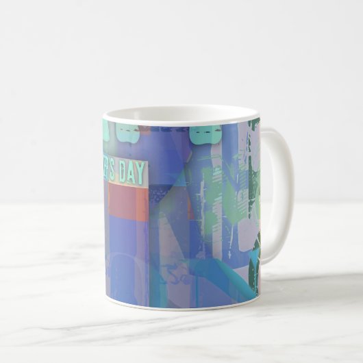 ハッピー父の日私は私のパパマグを愛する コーヒーマグカップ (正面右)