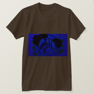 ハッピー父の日 ファミリーポートレート Tシャツ
