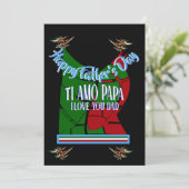 ハッピー父の日TIアモパパ、私はあなたを愛するパパ (スタンド正面)