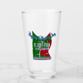 ハッピー父の日TIアモパパ、私はあなたを愛するパパ タンブラーグラス (正面)