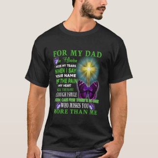 ハッピー父親の日に素晴らしいパパに天国ミ Tシャツ
