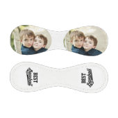 ハッピー父親の日カスタムの家族写真野球 野球ボール (パネル)