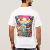 ハッピー独身最後の祭典 Tシャツ (裏面)