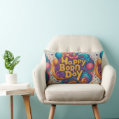 ハッピー生まれデイケーキ ランバークッション (椅子)