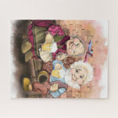 ハッピー祖母と祖父パズル ジグソーパズル (横)