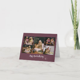 ハッピー祖母の日の写真の折り畳みカード カード