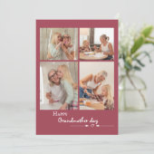 ハッピー祖母の日の写真ホリデーカード シーズンカード (スタンド正面)