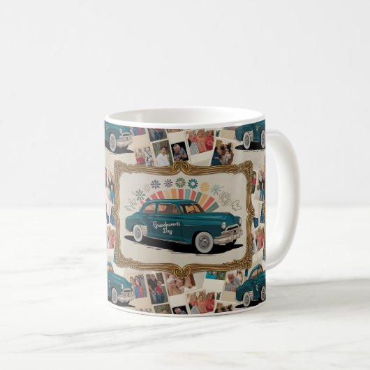 ハッピー祖父母デイギフトアイディア コーヒーマグカップ (正面右)