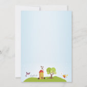 ハッピー祖父母招待状 招待状 (裏面)