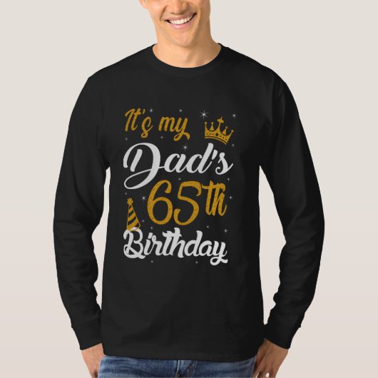 ハッピー私のパパの65誕生日1960 65歳 Tシャツ (正面)