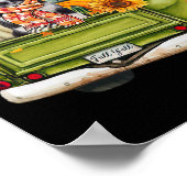 ハッピー秋すべて縁どコリードッグオントラックパンプラ ポスター (角)