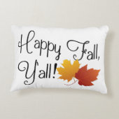 ハッピー秋やそれが秋のノンハロウィーンハーベスト アクセントクッション (裏面)