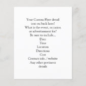 ハッピー秋やそれが秋のノンハロウィーンハーベスト チラシ (裏面)