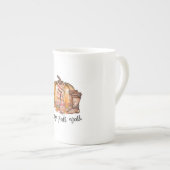 ハッピー秋イオールパンプキンブーツ ボーンチャイナマグカップ (正面右)