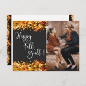 ハッピー秋イオールホリデイポストカード ポストカード (正面/裏面)