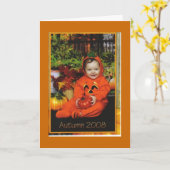 ハッピー秋イオール！!! カード (黄色い花)